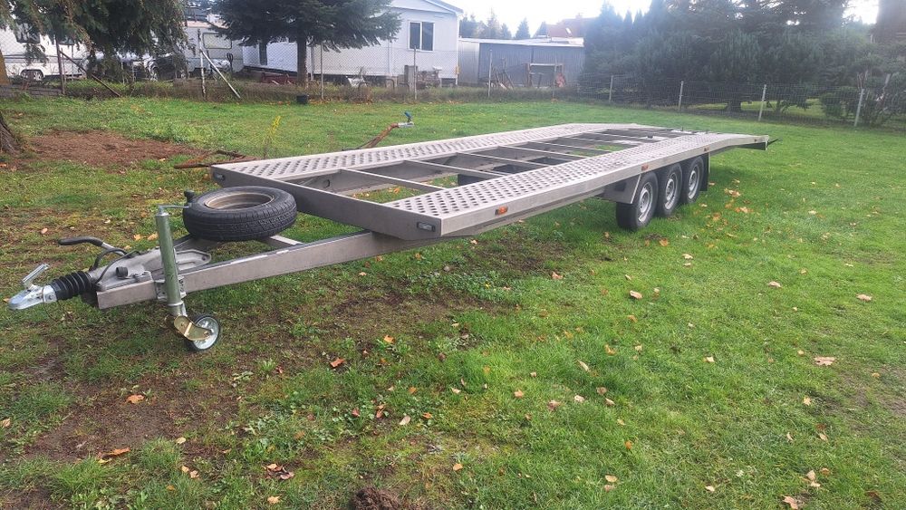 Laweta na 2 auta 8 x 2.15 aluminiowa 670kg masa wlasna 3.5t dmc 20 rok