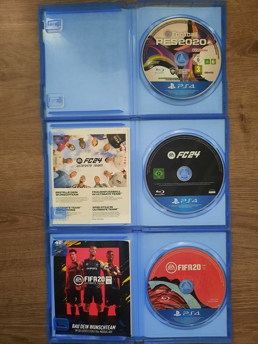 11 ігор Sony PS4/5: FC 24, FIFA 20, 19, 17, 16, 15, 14, 18 + чемп. св.