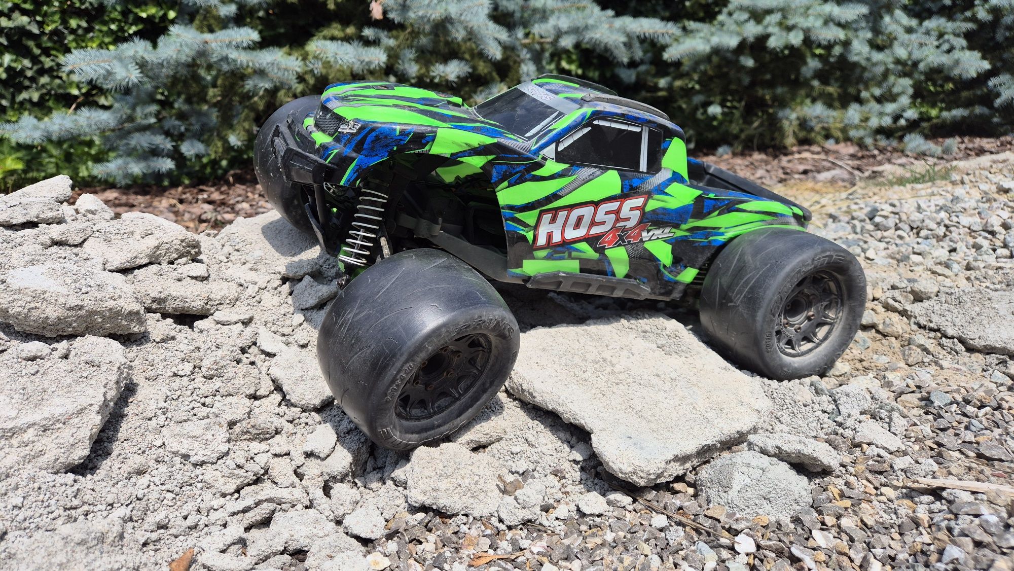 Zestaw Traxxas Hoss 4x4 VXL tuning