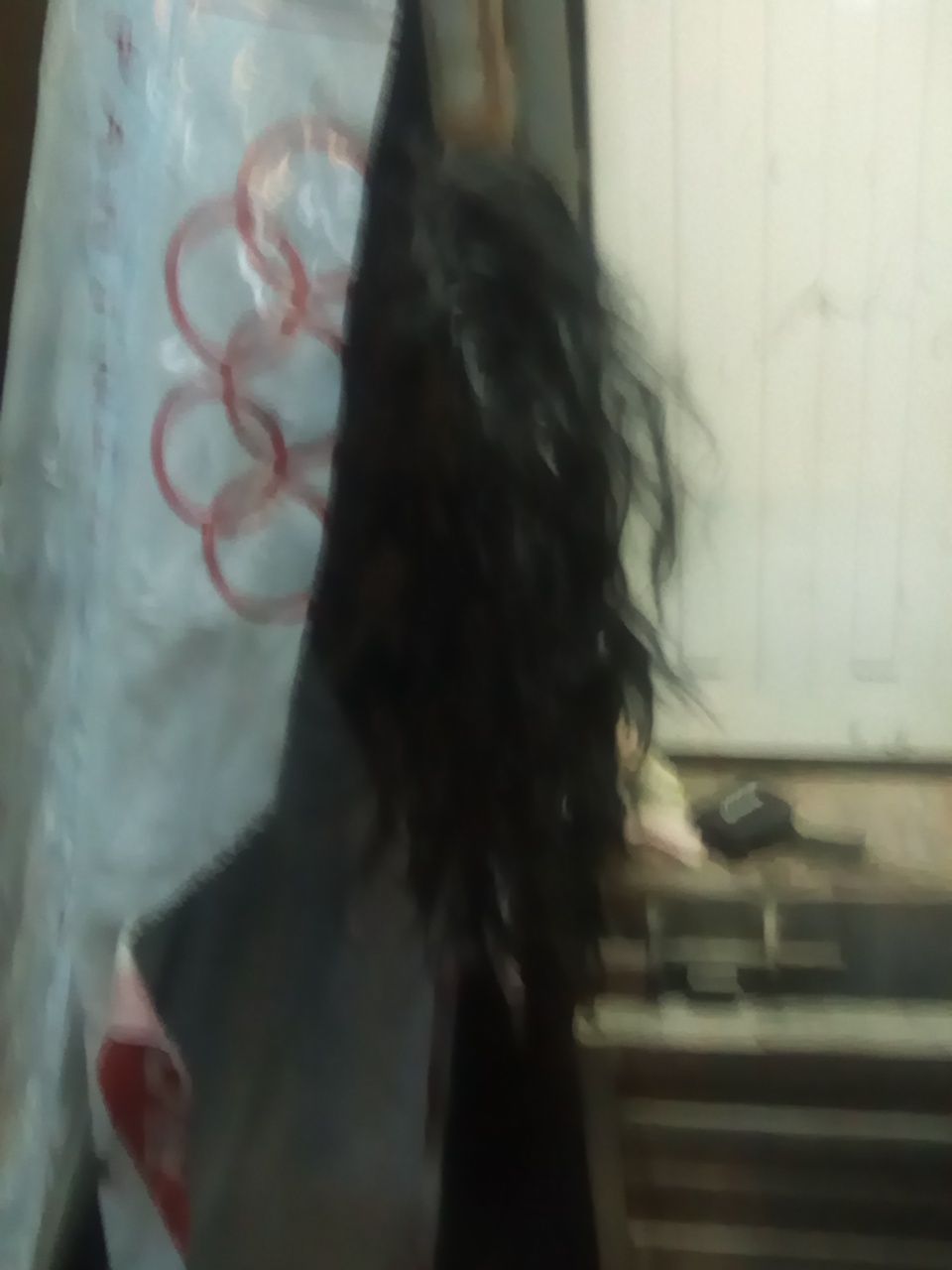 Peruca,cabelo comprido preto