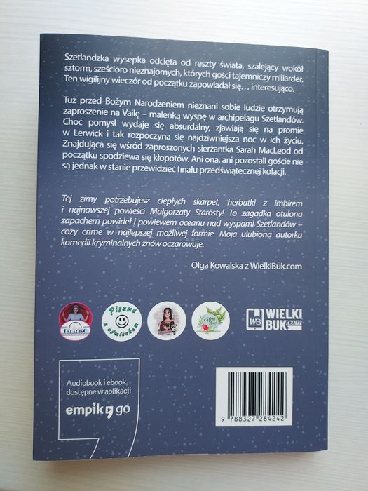 J.nowa Wigilijna zagadka EMPIK M. Starosta książka kryminał