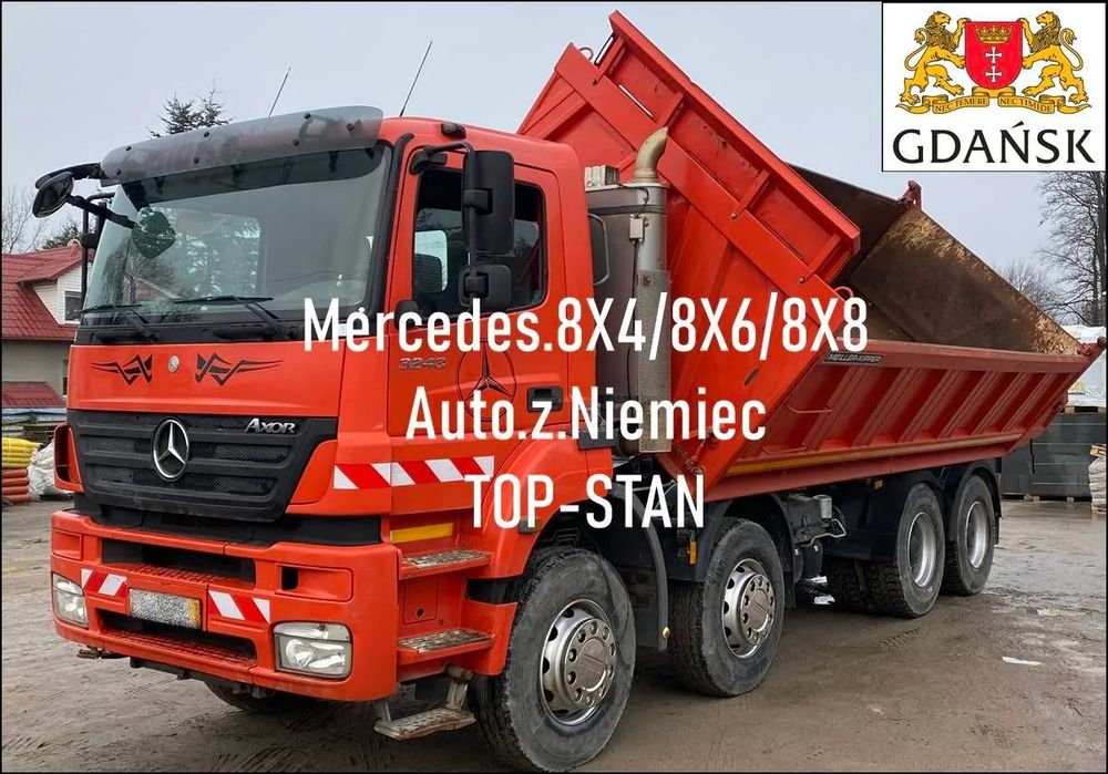 Mercedes-Benz Bezwypadkowy_Serwisowany_TOP-STAN  AXOR.3243/8X4/Meiller/Auto.z.Niemiec/Top-Stan