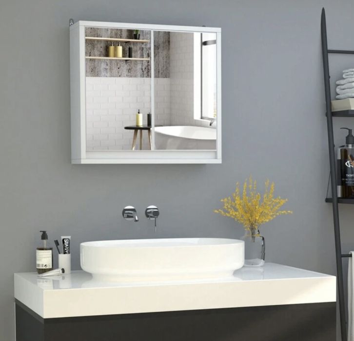 Movel espelhado para casa de banho