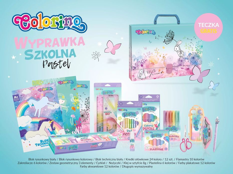 Wyprawka szkolna Colorino Kids. Patio