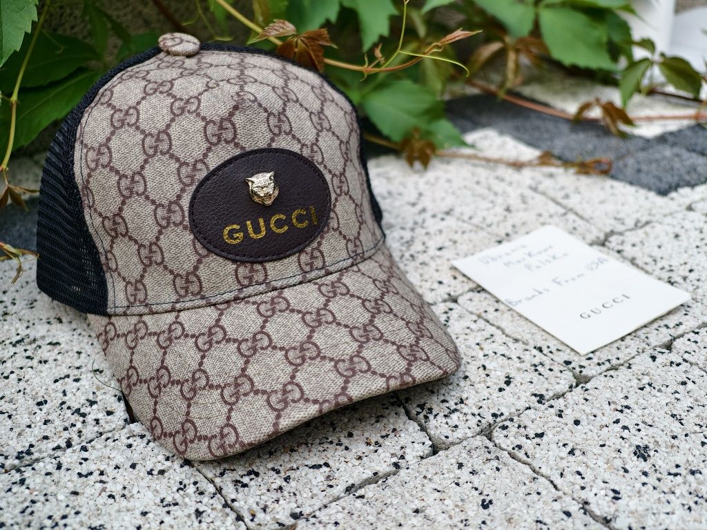 Czapka Gucci GG tiger feline