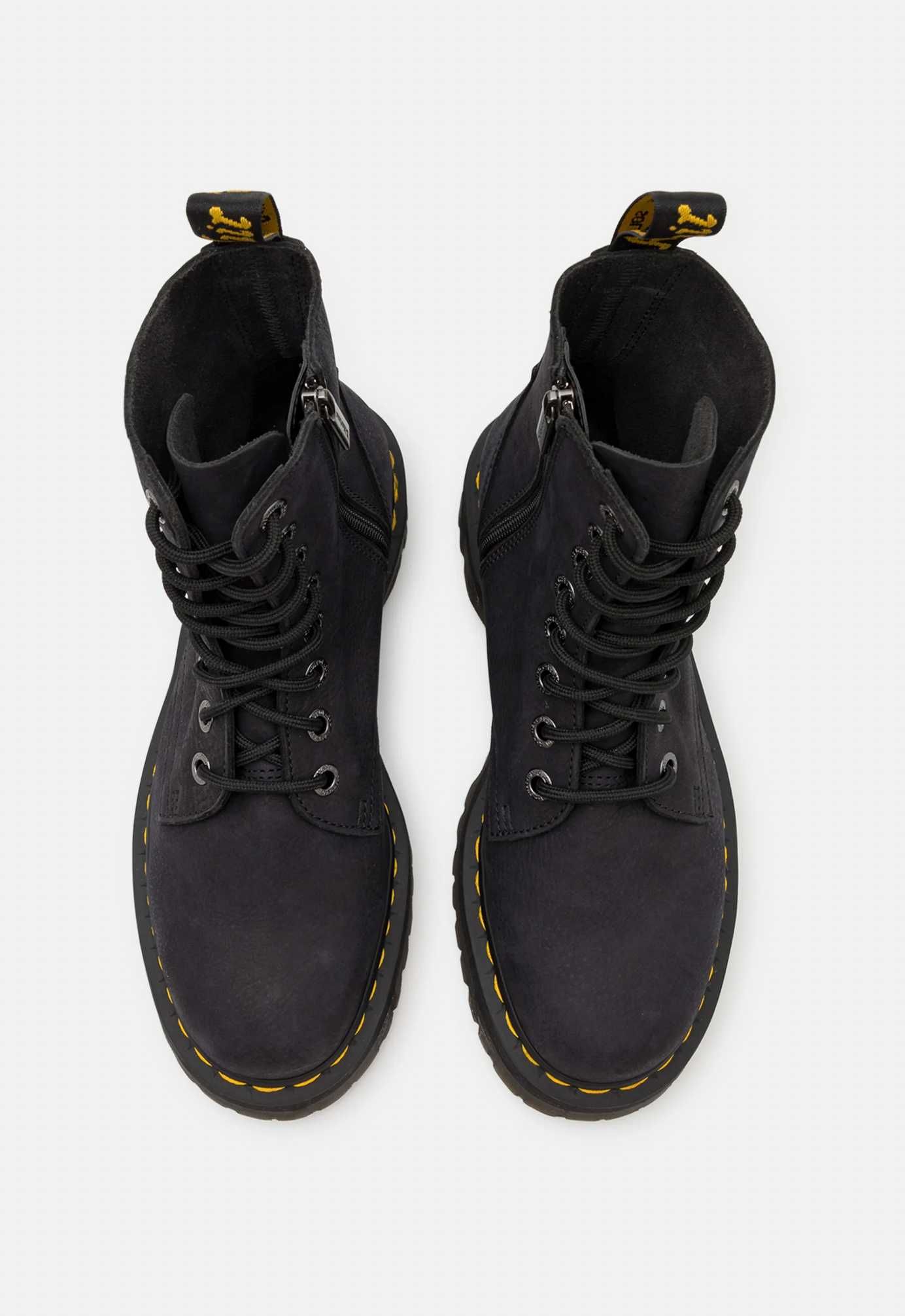 Dr. Martens JADON Botki Glany na platformie skórzane 35 36