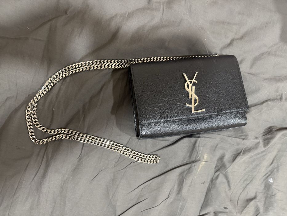 Ysl shoulder bag silver