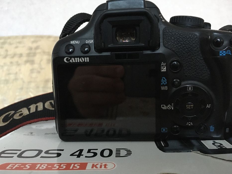 Canon 450d,полный комплект!