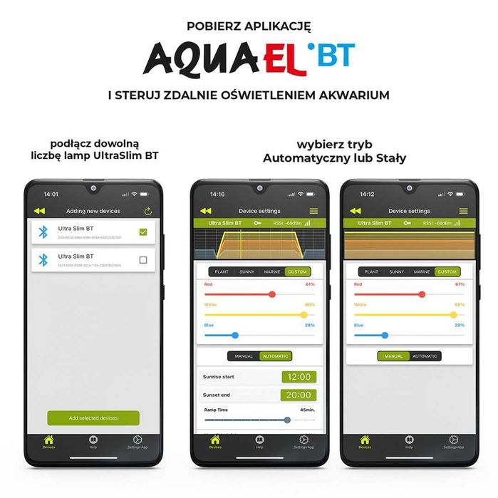 Aquael Lampa ULTRA SLIM BT 60