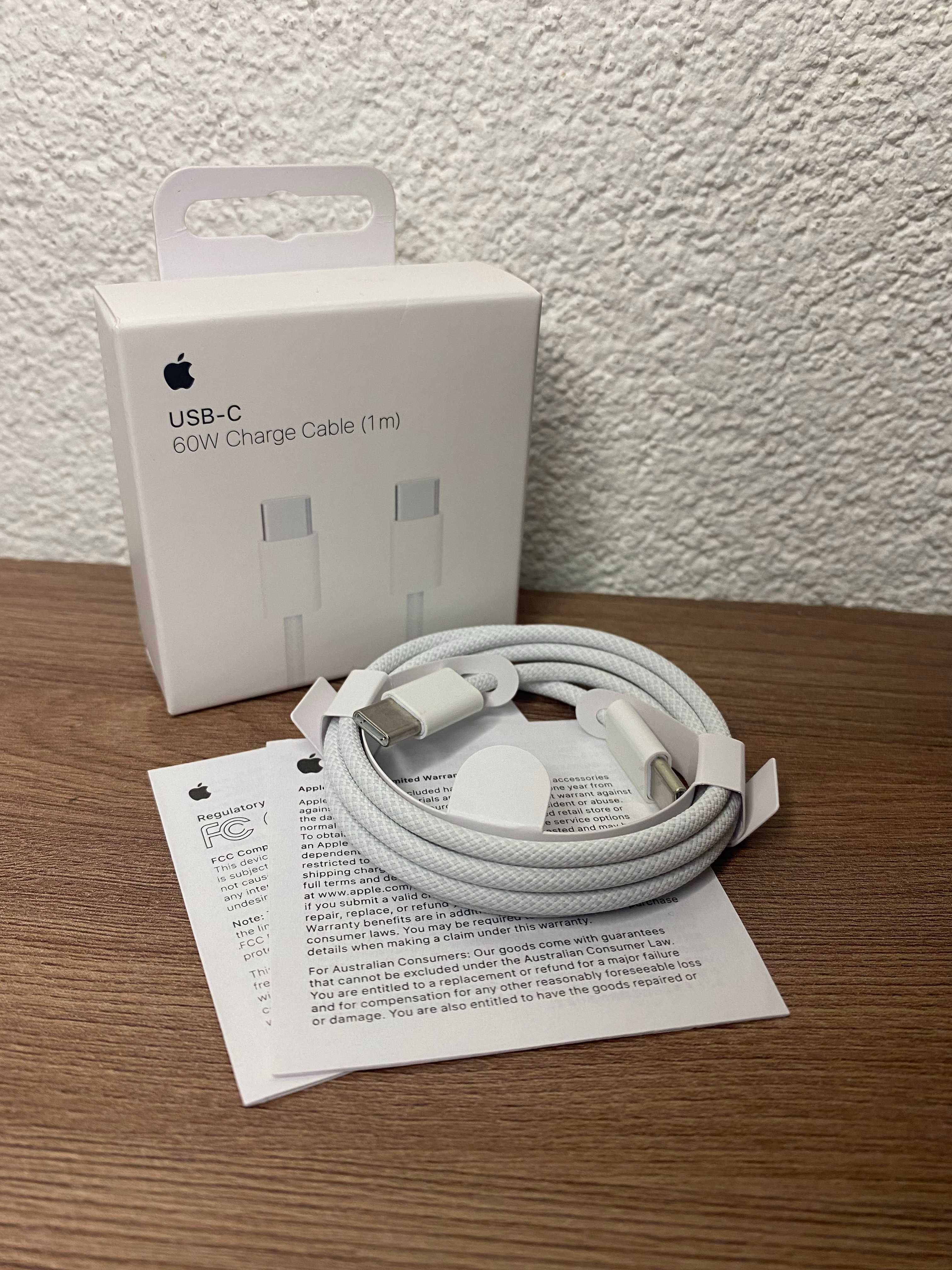 Apple Кабель 60W USB-C швидкісний шнур для iphone 15| FineWoven 1m