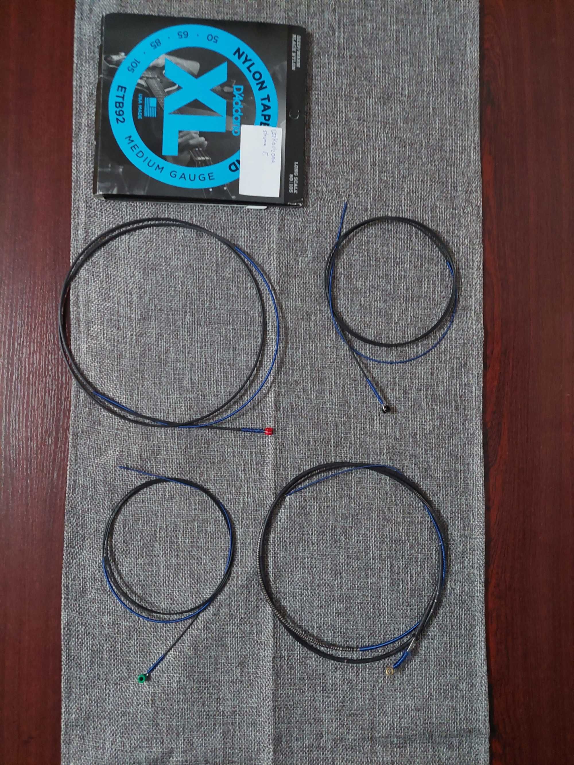 Struny D'Addario ETB92 Tapewound Bass Medium Long Scale 50-105