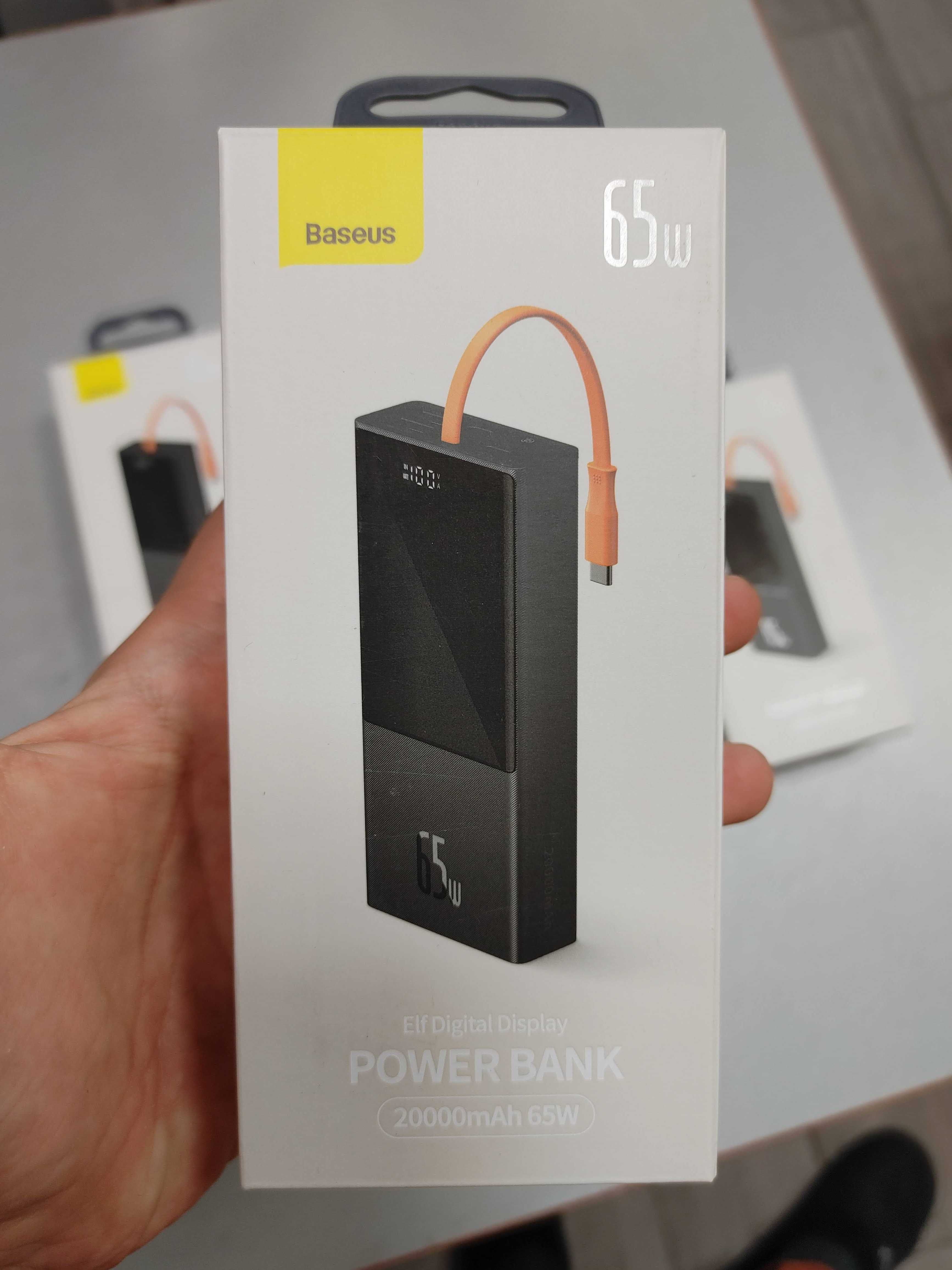Павербанк (powerbank) 65W Baseus ELF DIgital DIsplay 20000 mAh