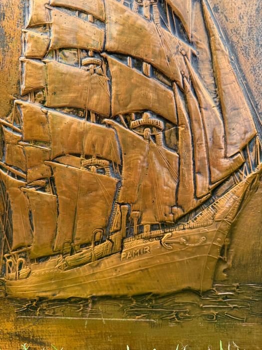 Relief miedzioryt płaskorzeźba