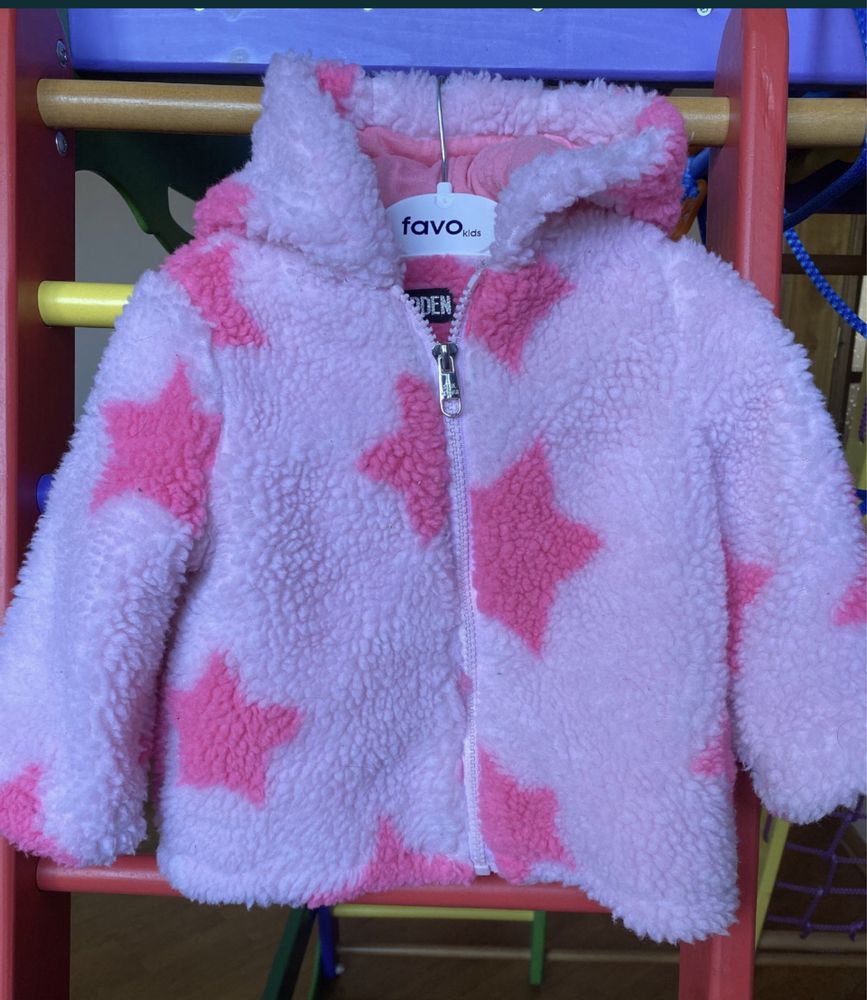 Нова! Курточка шубка меховушка для дівчинки 12 місяців-1 рік