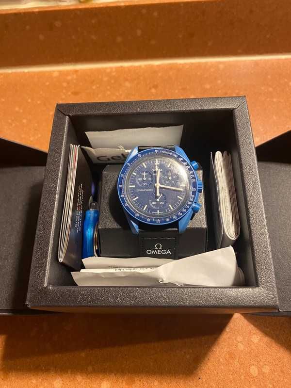 Omega x Swatch Mission to Neptune SO33N100 - Ekskluzywny zegarek