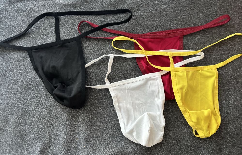 Męskie stringi nowe XXL