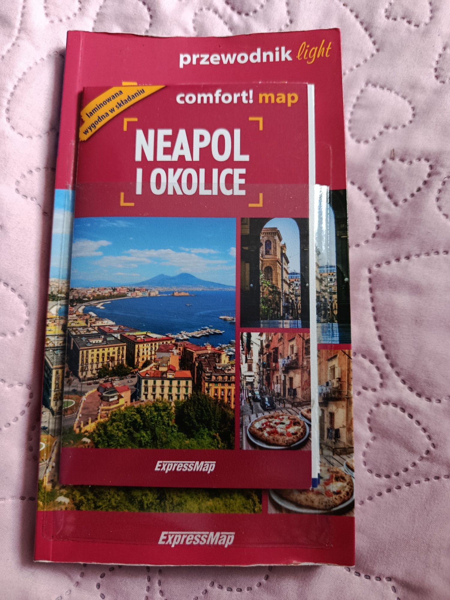 Neapol przewodnik z mapą laminowaną