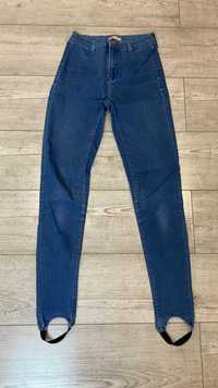 jeansy niebieskie
