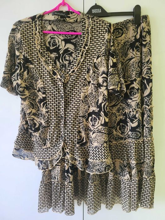 Komplet Natalia spódnica + bluzka 50