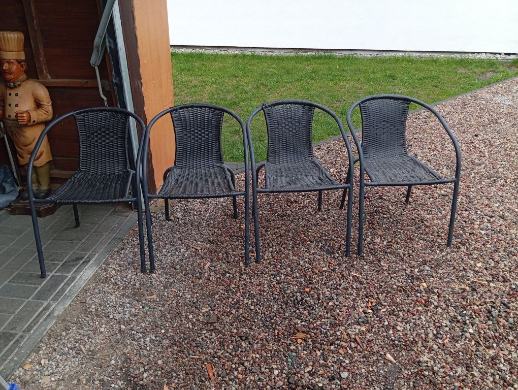 Krzesła ogrodowe/technorattan