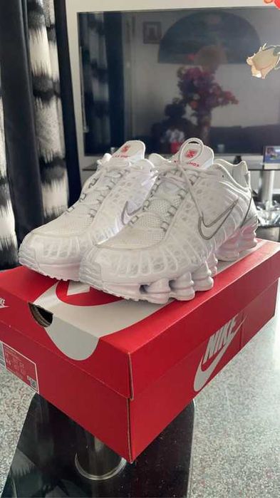 "Buty Trampki" Nike_Shox_TL_White_R.37.5