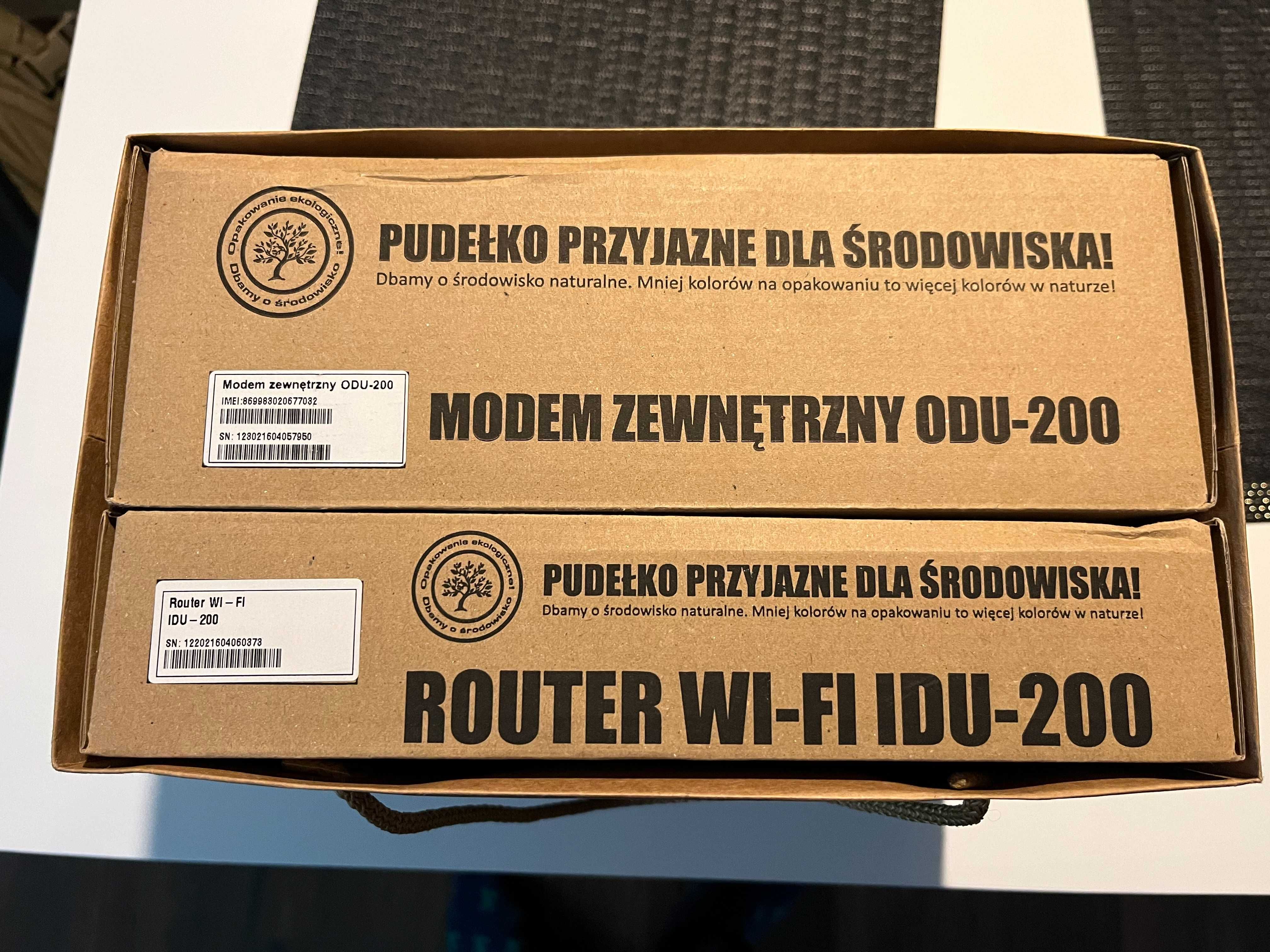 Modem-router ODU IDU 200 Cyfrowy Polsat Plus