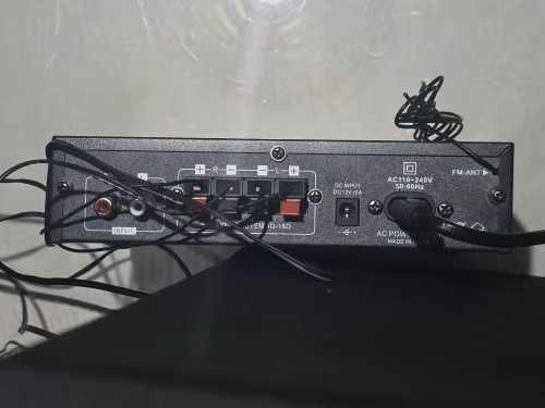 Міні HIFI цифровий Bluetooth аудіо підсилювач потужності AUX USB FM TF