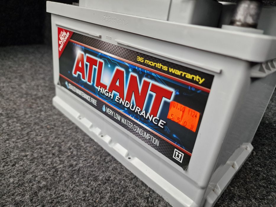 Akumulator ATLANT 12V 75Ah 720A Start +30% Cena Sklepowa 550zł