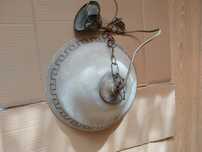Stara lampa z czasów prl-u wzór grecki