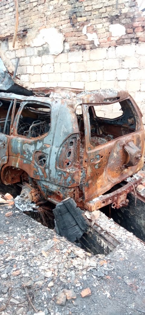 Toyota Prado120 после пожара