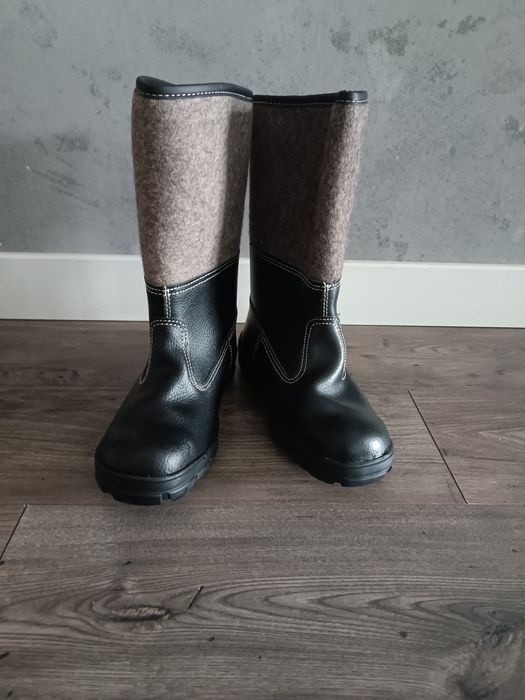 Buty skóro-filce r.42