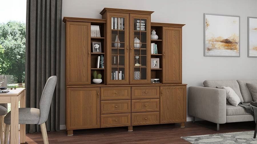 witryna 210 meblast wiśnia porto tradycyjna do jadalni