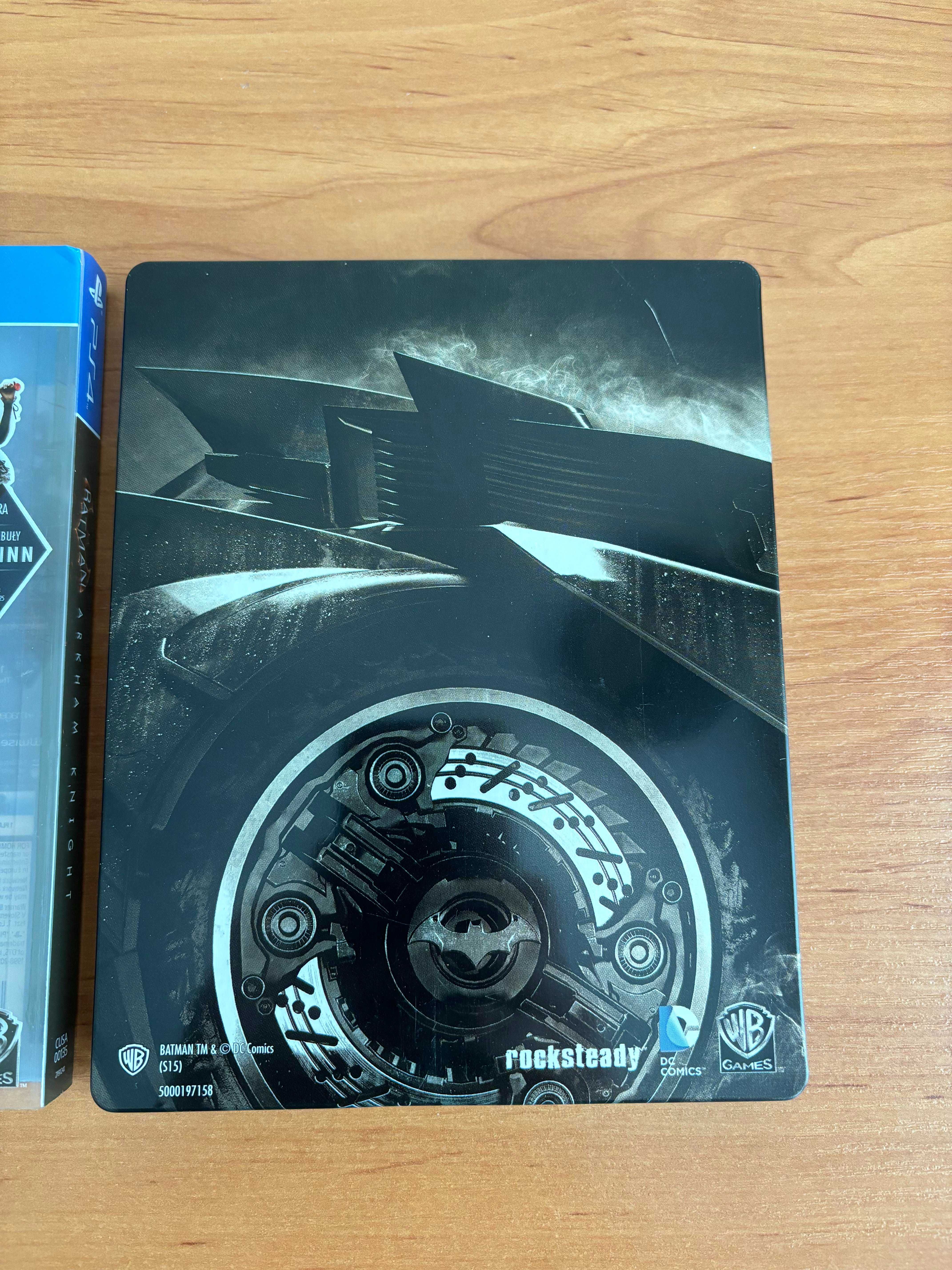 PS4 steel metal book Batman Arkham Knight Edycja Specjalna PL