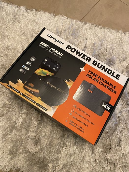 Deeper chirp plus 3 w zestawie z solar charger