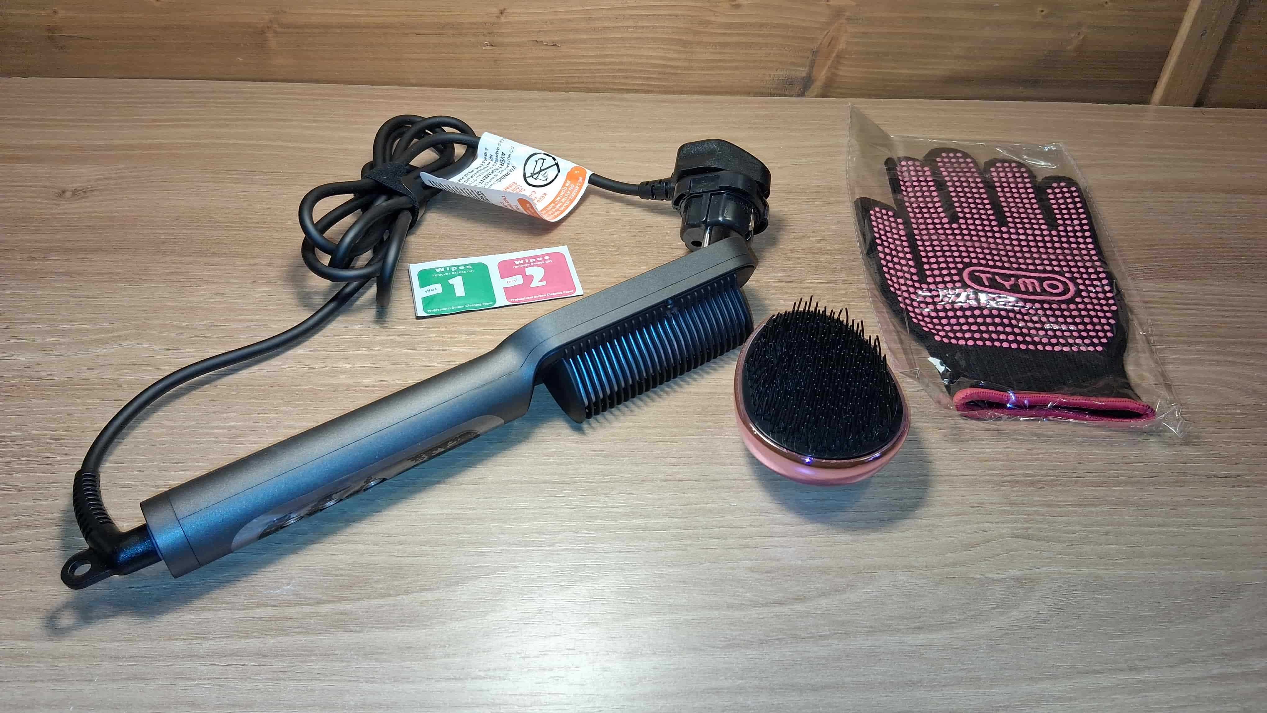 Tymo Ring Plus Prostownica–Grzebień Jonowy Zestaw Full Box