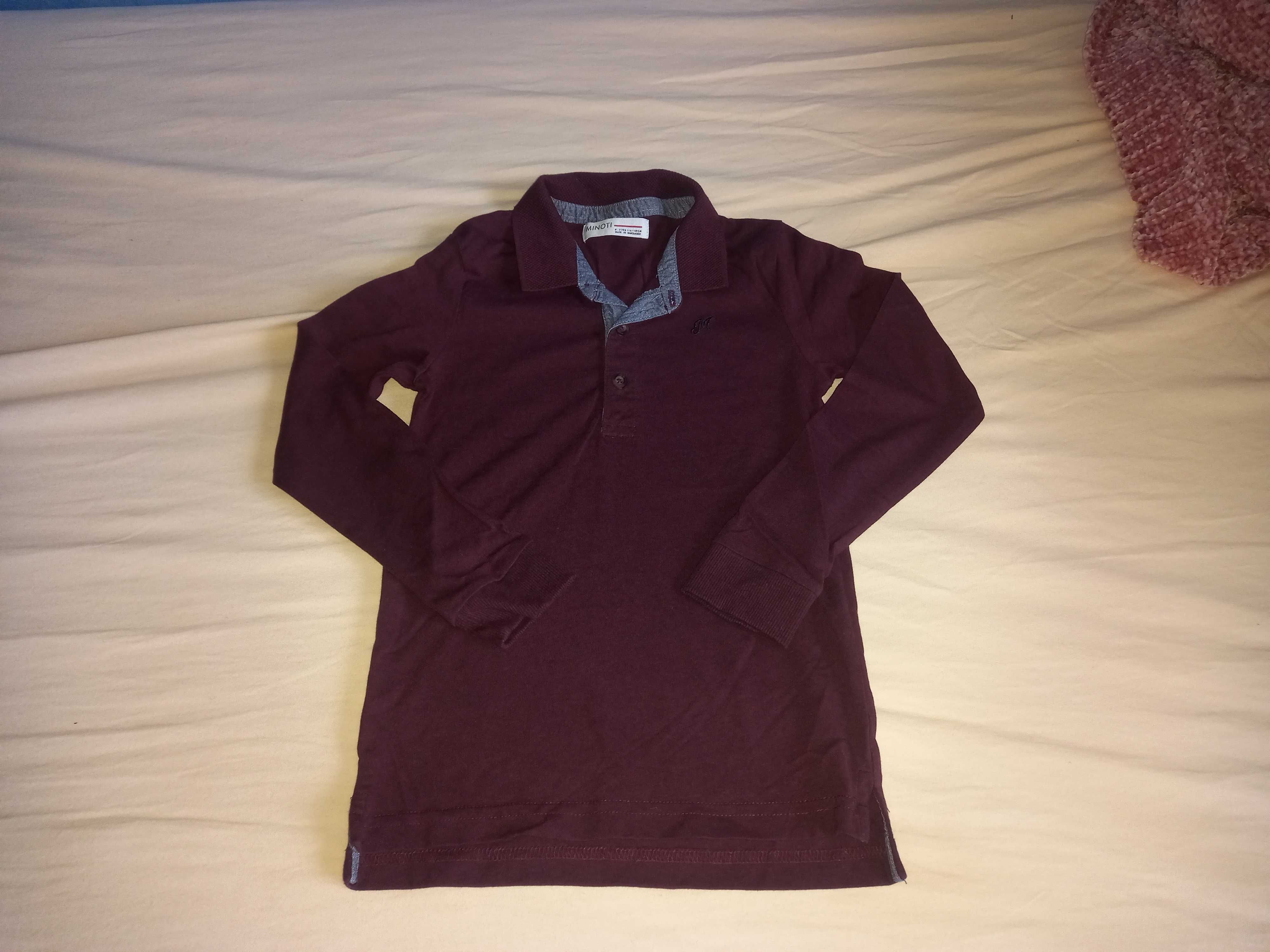 Polo z długim rękawem 116/122