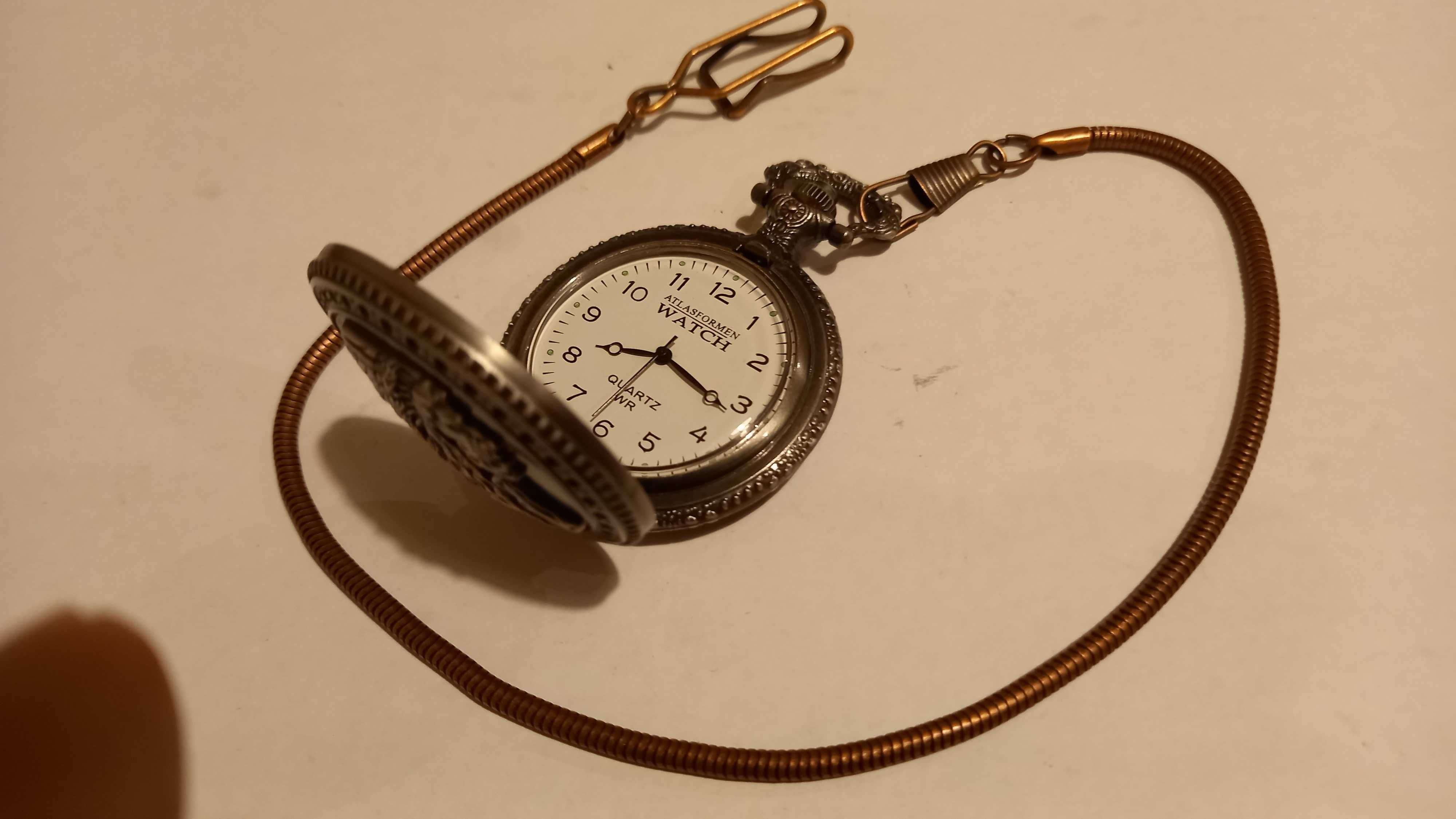Męski kieszonkowy zegarek analogowo-kwarcowy Watch Atlasformen