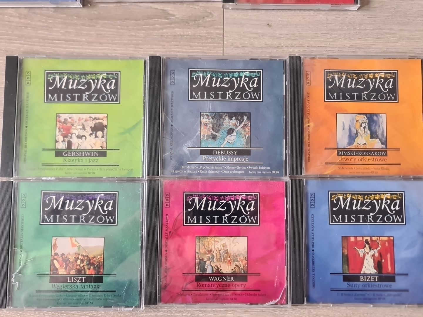 Zestaw płyt CD 36 z muzyka klasyczna Mistrzów Mozart Chopin Beethoven
