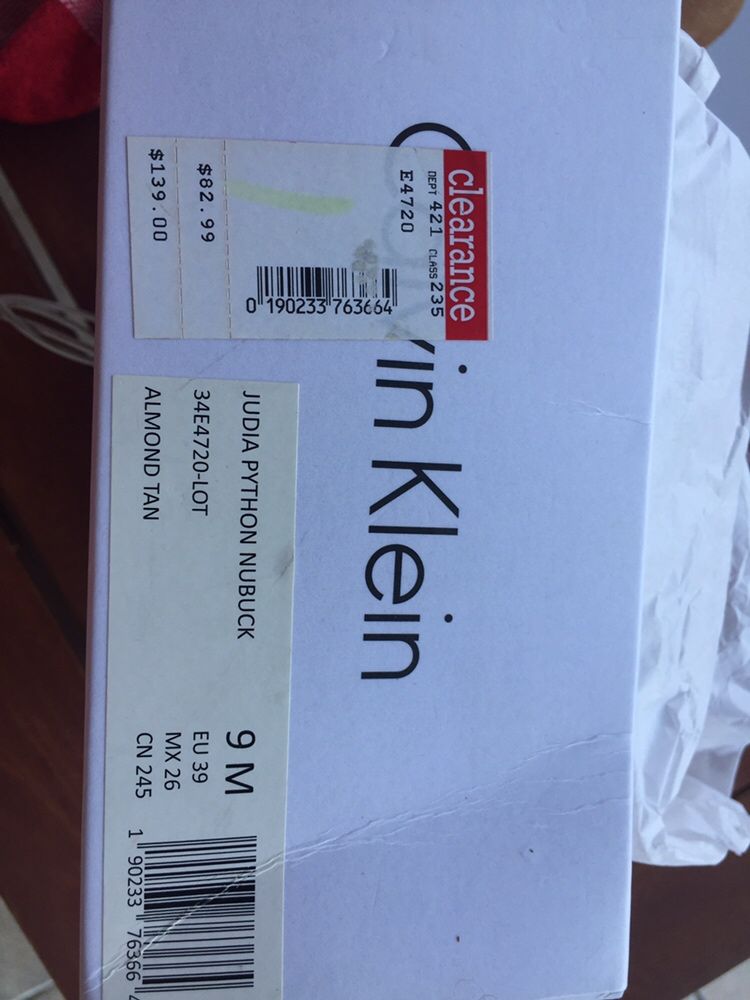 CALVIN KLEIN buty damskie 39