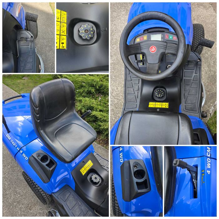 Traktorek kosiarka ISEKI Stiga Castel Garden 4x4 22KM B&S v-ka + PŁUG