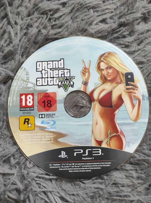 Gra Płyta GTA Grand Theft Auto 5 V PS3 PlayStation 3