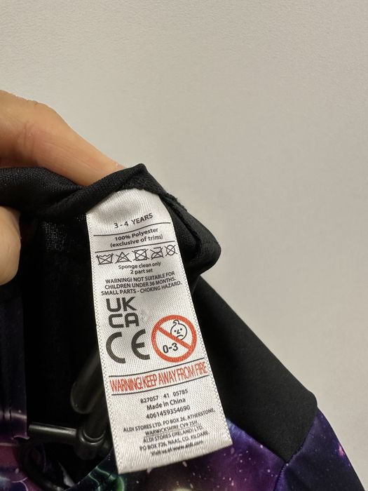 Strój przebranie kościotrup halloween ze spodniczką dla dziewczynki