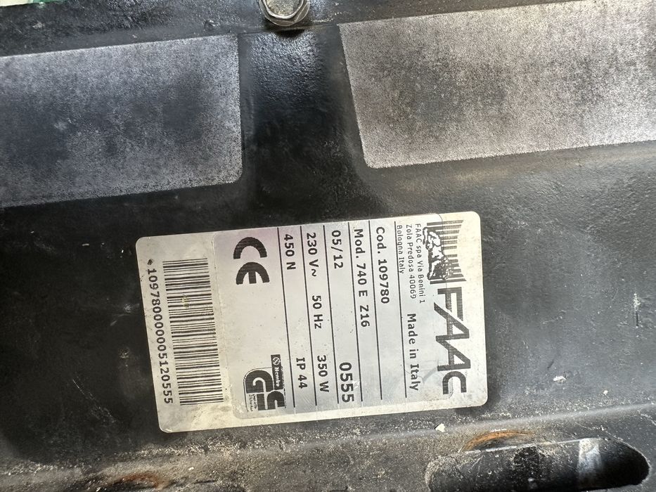 Napęd Faac 740 kompletny