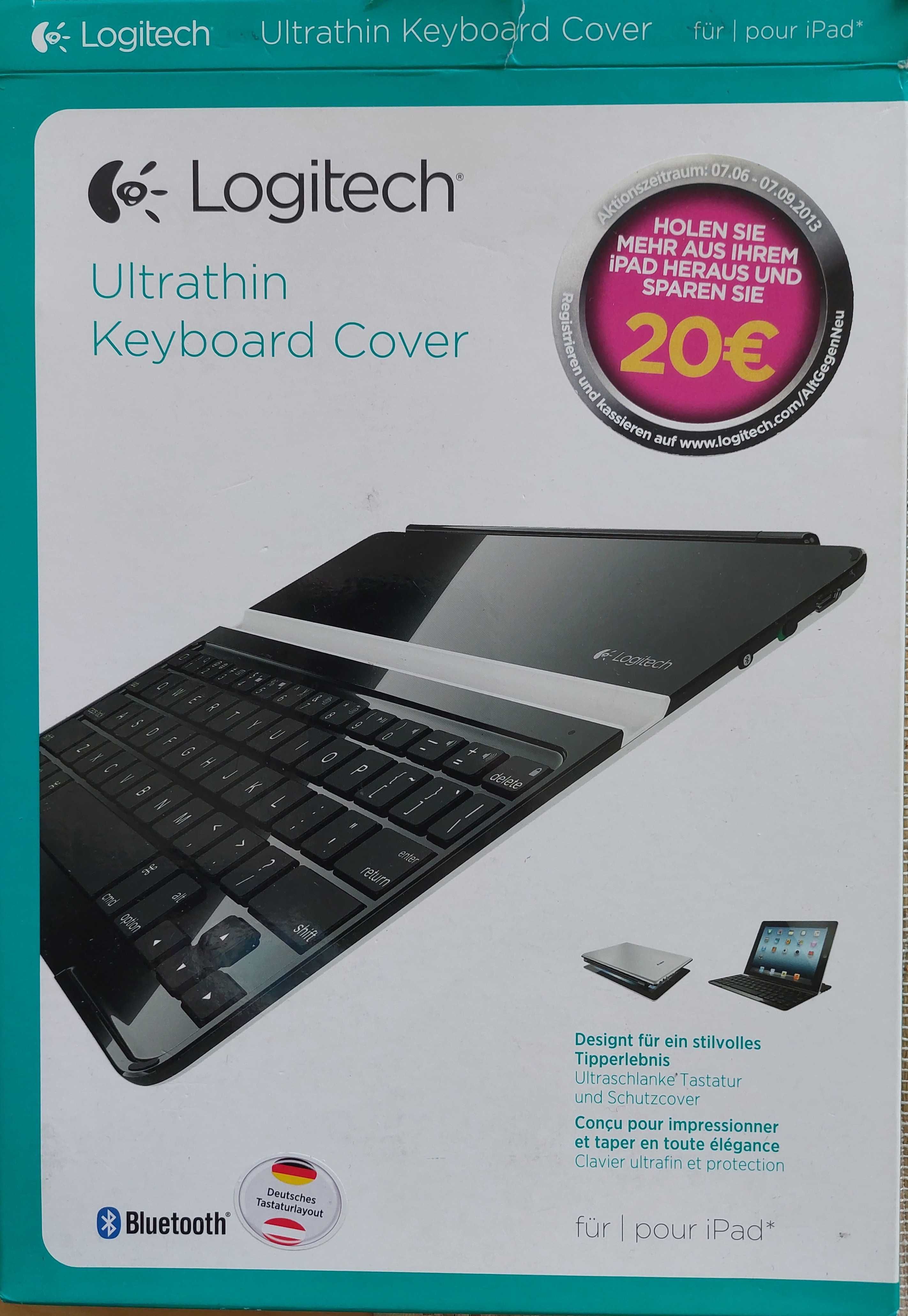 Klawiatura do iPada Logitech Ultrathin Keyboard Cover wersja niemiecka
