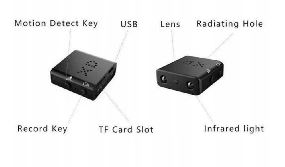 Mini kamera wifi szpiegowska usb aplikacja zdalny podgląd ttst1245