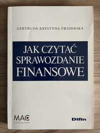 Gertruda Krystyna Świderska - Jak czytać sprawozdanie finansowe