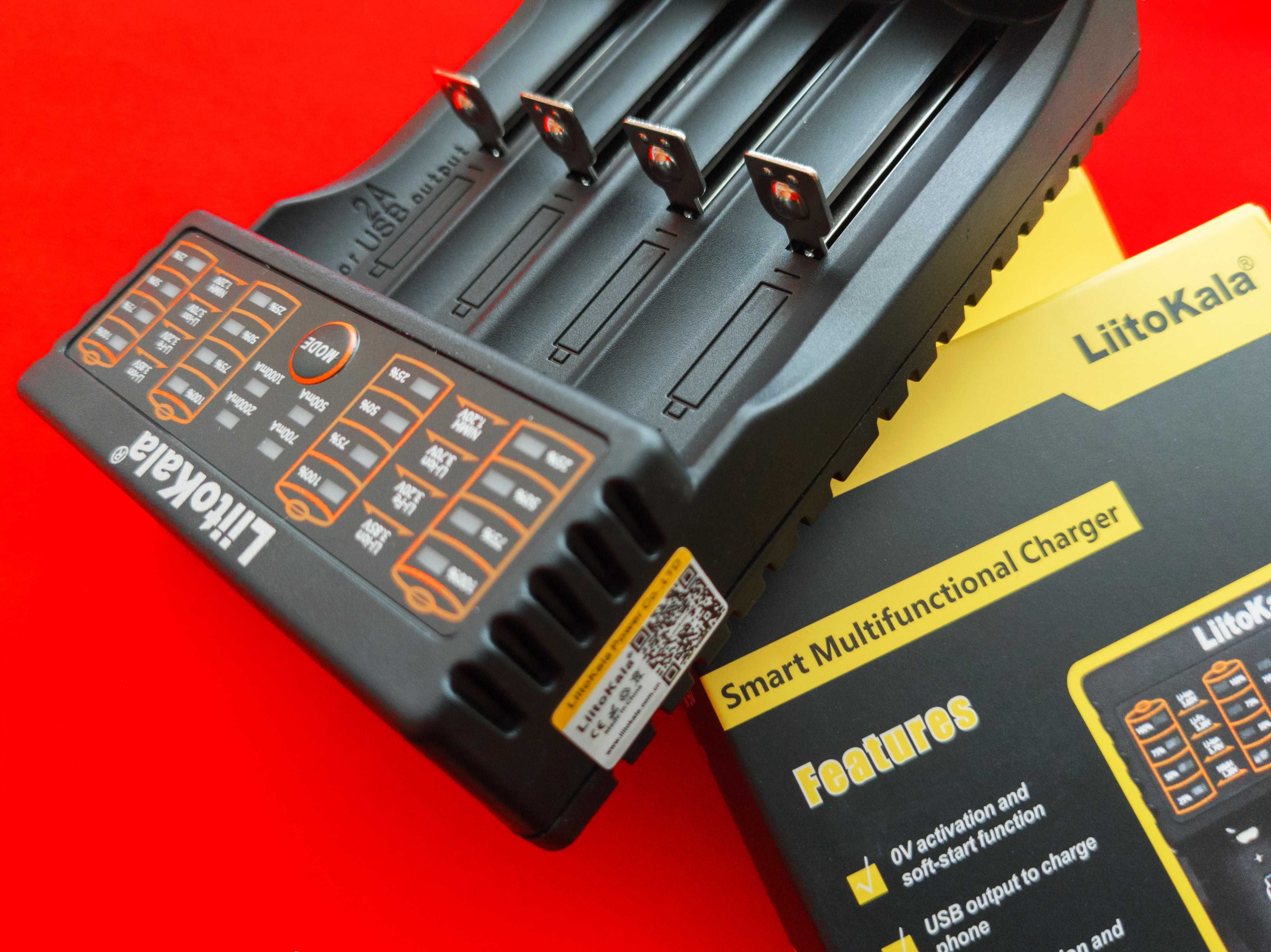 Зарядное Lii-402 LiitoKala USB зарядка аккумуляторов 18650