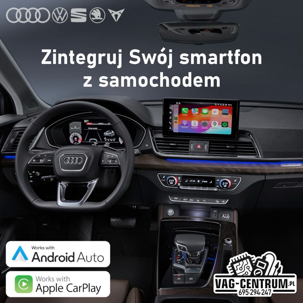 Konwersja USA to EU AUDI Volkswagen Seat Skoda MMI MIB MIB2 MIB3 LED