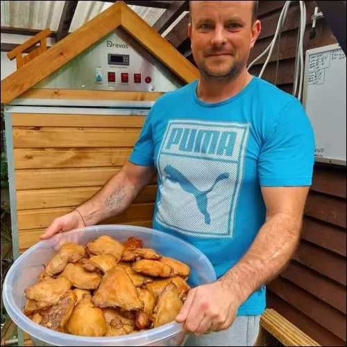 Коптильня 3 в 1, холодное и горячее копчение, сушка-вяление коптилка