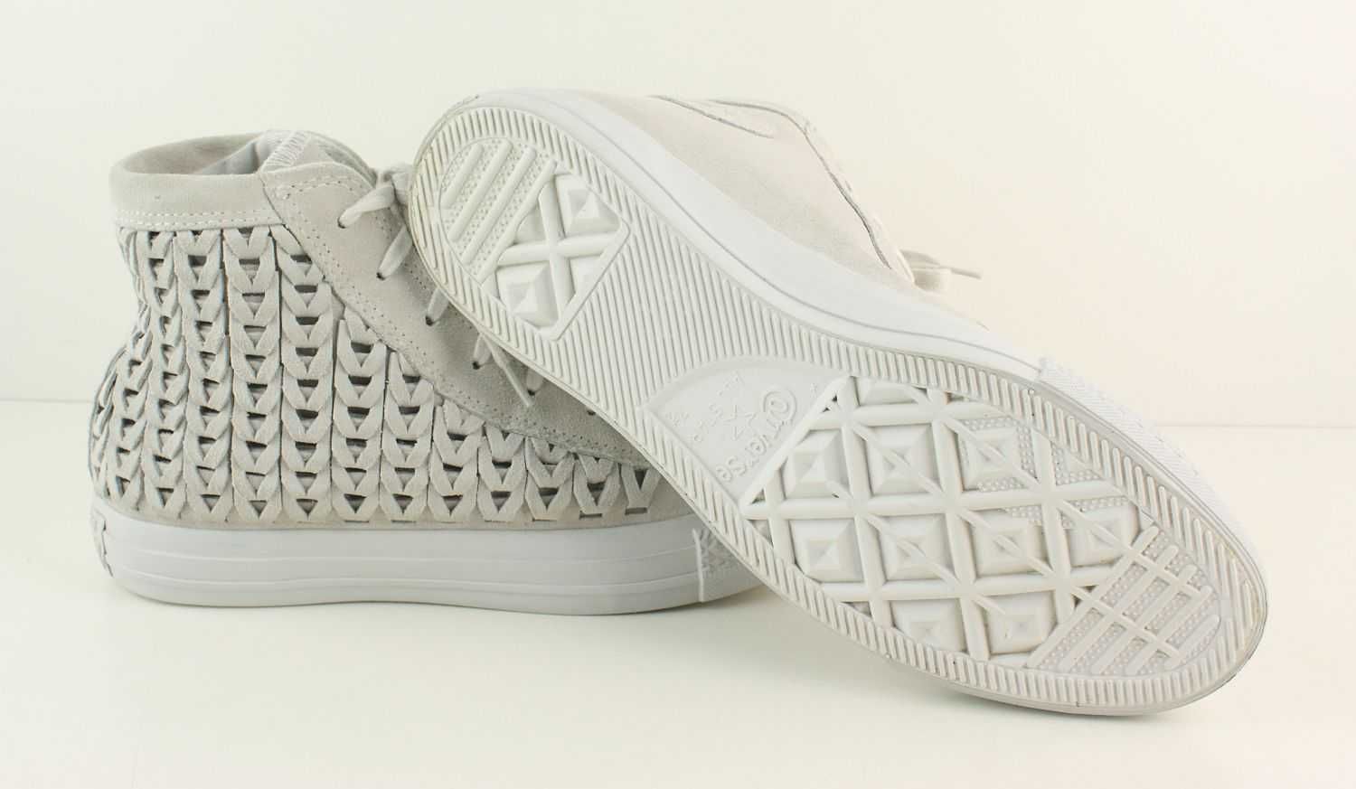 CONVERSE - oryginalne, wysokie trampki z zamszu ROZM. 41
